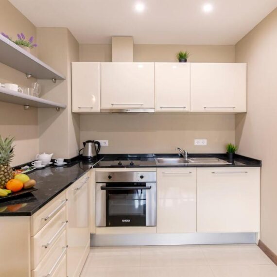 Murite Park Hotel-bansko-kitchen-apartment