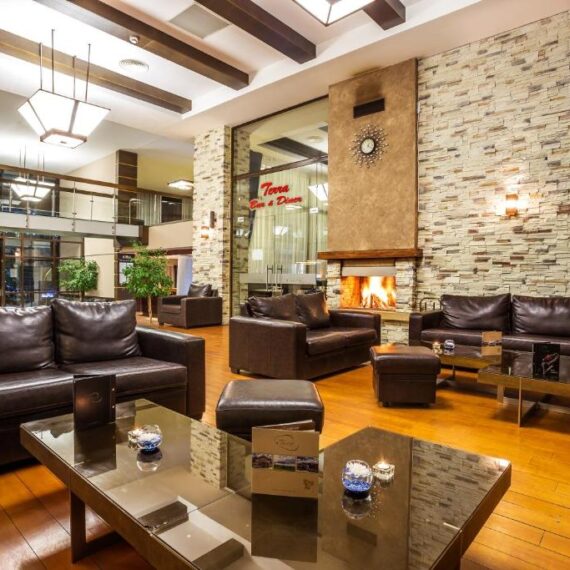 terra-complex-bansko-lobby-fireplace